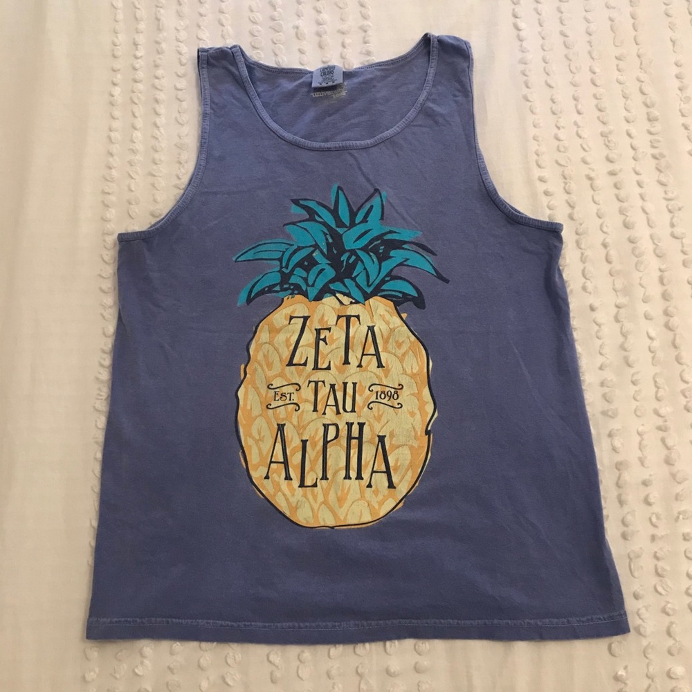 Zeta Tau Alpha Pineapple Tank